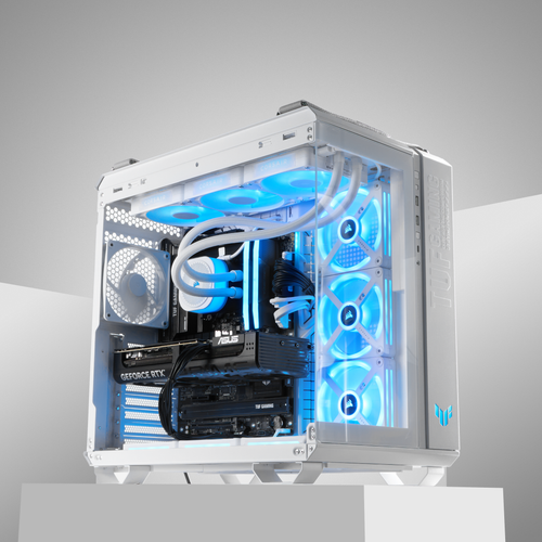 RTX 5080 gaming PC Singapore Asus TUF GT502 white Intel Core Ultra 7 270K Plus built by Mansa Computers