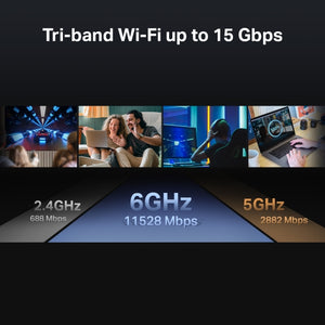 TP-Link Archer BE700 BE15000 Tri-Band Wi-Fi 7 Router - Mansa Computers