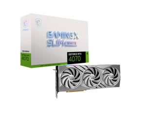 MSI RTX 4070 12 GB Gaming X Slim - White - Mansa Computers