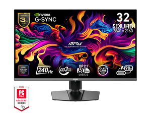MSI PERFORMANCE GAMING 32" MPG 322URX QD-OLED 240Hz Monitor - Mansa Computers