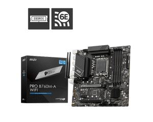 MSI B760M-A PRO WiFi 6E & Bluetooth DDR5 MATX Motherboard - Mansa Computers