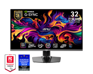 MSI PERFORMANCE GAMING 32" MPG 321URX QD-OLED 240Hz Monitor - Mansa Computers