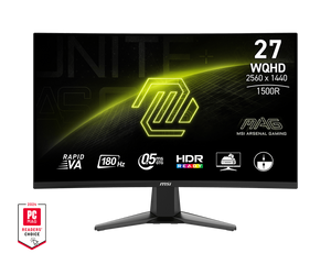 MSI ARSENAL GAMING 27" MAG 27CQ6F Rapid VA 180Hz Monitor - Mansa Computers
