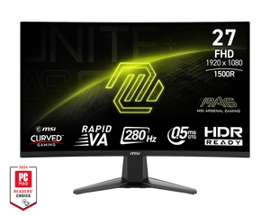 MSI ARSENAL GAMING 27" MAG 276CXF Rapid VA 280Hz Monitor - Mansa Computers