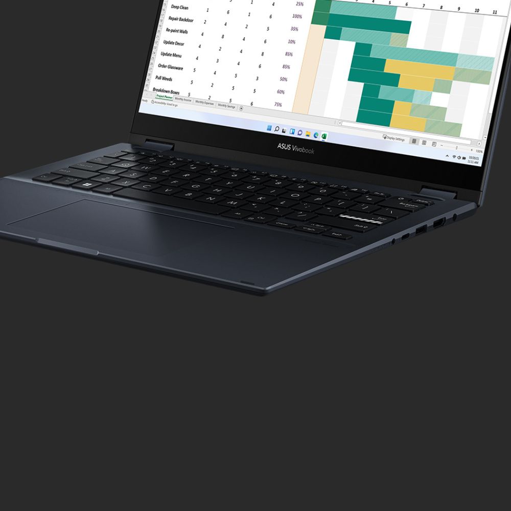 ASUS ErgoSense keyboard, comfortable typing experience