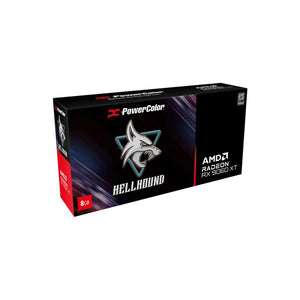 PowerColor RX 9060 XT Hellhound 8GB GDDR6 Graphic Card - Mansa Computers