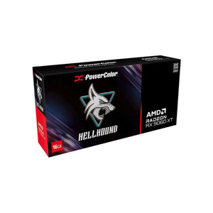 PowerColor RX 9060 XT Hellhound 16GB GDDR6 Graphic Card - Mansa Computers