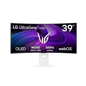 LG 39GX90SA-W 39” OLED 240Hz Curved Smart Gaming Monitor - Mansa Computers