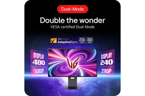 LG 32GS95UV-B 32" UltraGear Dual-Mode OLED 4K 240Hz Gaming Monitor - Mansa Computers