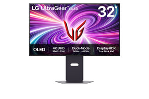 LG 32GS95UV-B 32" UltraGear Dual-Mode OLED 4K 240Hz Gaming Monitor - Mansa Computers
