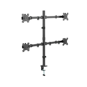 SS02-84 Quad Monitor Bracket (Single Pole) - Mansa Computers