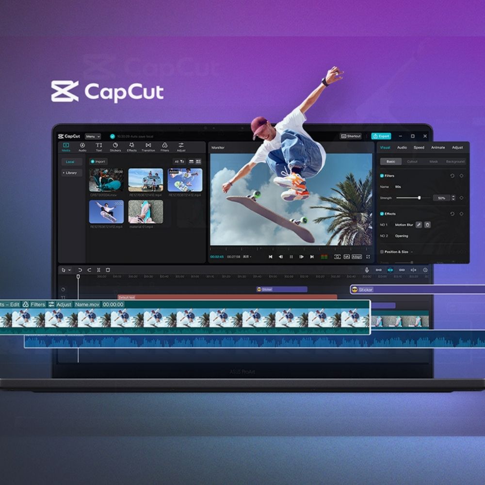 Create anything with ASUS & CapCut