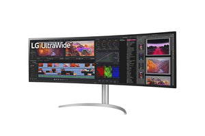 LG 49WQ95C-W 49" Curved UltraWide Dual QHD Nano IPS 2K 144Hz Display Monitor - Mansa Computers