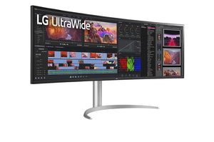 LG 49WQ95C-W 49" Curved UltraWide Dual QHD Nano IPS 2K 144Hz Display Monitor - Mansa Computers