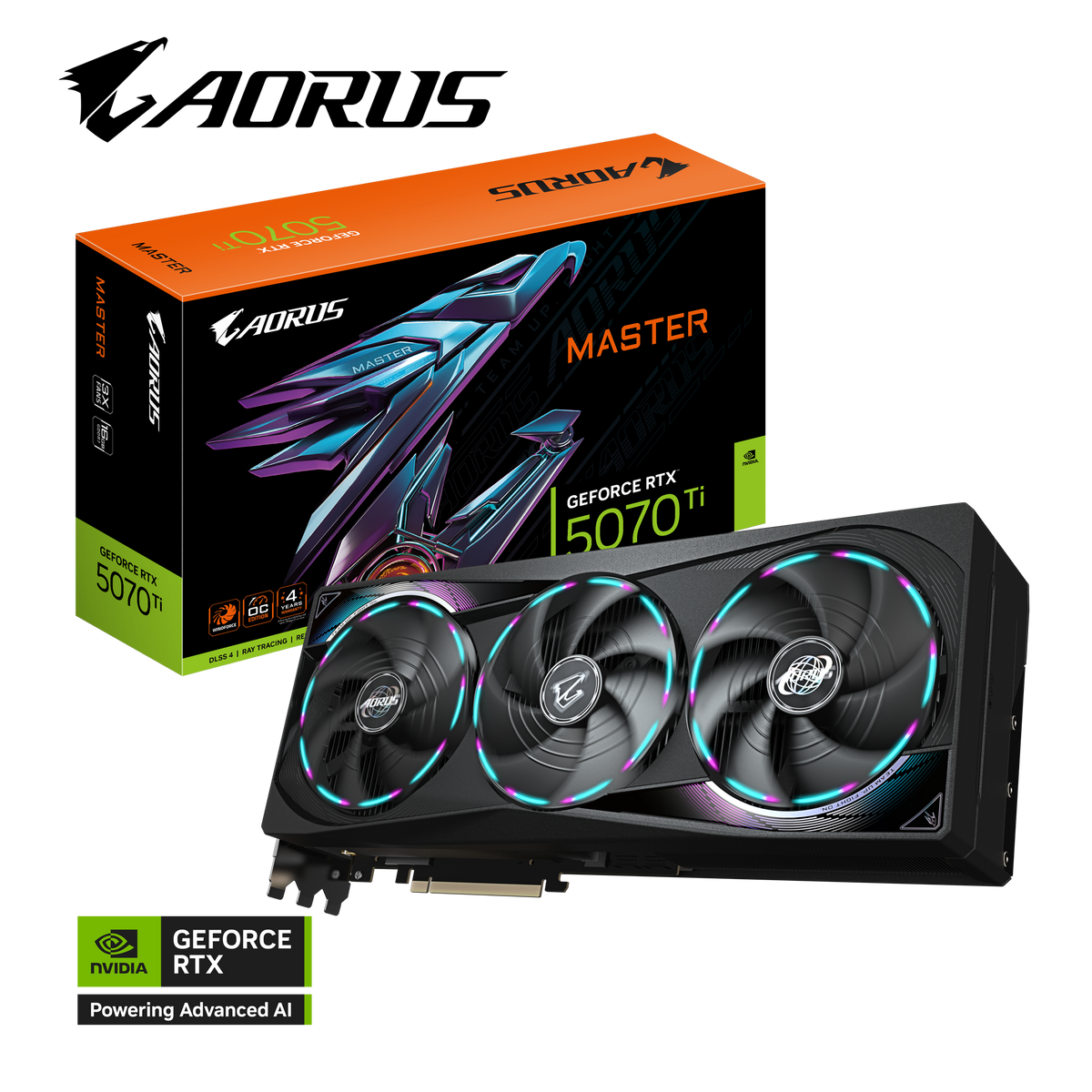 GIGABYTE RTX 5070 Ti AORUS MASTER 16G