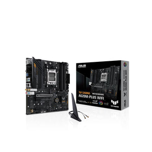 ASUS TUF GAMING A620M-PLUS WIFI – AM5 Motherboard with WiFi 6