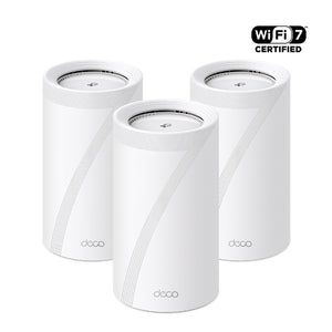 TP-Link Deco BE85 BE22000 Tri-Band Whole Home Mesh WiFi 7 System (3-pack) - Mansa Computers