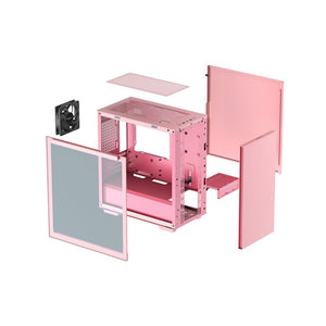 DeepCool Macube 110 Pink – Aesthetic Micro-ATX Gaming Case