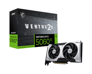 MSI GeForce RTX 5060 Ti 8G VENTUS 2X PLUS Graphics Card - Mansa Computers