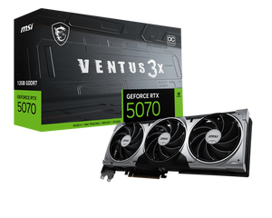 MSI GeForce RTX 5070 12GB Ventus 3X OC Graphics Card - Mansa Computers