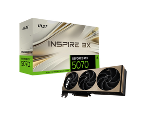 MSI GeForce RTX 5070 12G INSPIRE 3X OC Graphics Card - Mansa Computers