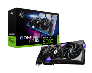 MSI GeForce RTX 5080 16GB Gaming Trio OC Graphics Card - Mansa Computers