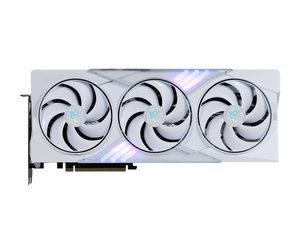 MSI GeForce RTX 5080 16GB Gaming Trio OC White Graphics Card - Mansa Computers