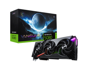 MSI GeForce RTX 5080 16G VANGUARD SOC Graphics Card - Mansa Computers