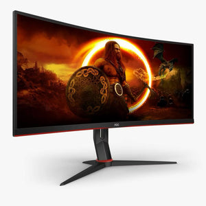 AOC 34" CU34G2XP 180Hz VA WQHD Curved Gaming Monitor - Mansa Computers