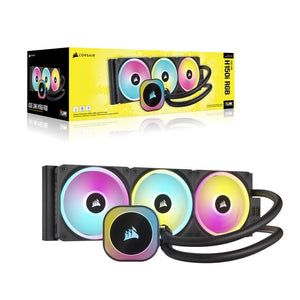 CORSAIR iCUE LINK H150i RGB Liquid CPU Cooler - QX120 RGB Fans - 360mm Radiator - Mansa Computers