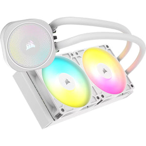 CORSAIR NAUTILUS 240 ARGB White, 240mm Radiator, Liquid CPU Cooler - Mansa Computers