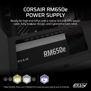 Corsair RM650e RMe Series 650W ATX Power Supply - Mansa Computers