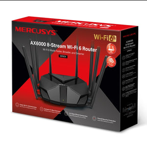 Mercusys MR90X AX6000 8-Stream Wi-Fi 6 Router - Mansa Computers