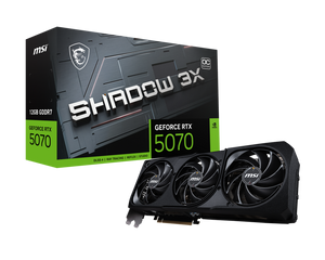 MSI GeForce RTX 5070 12GB Shadow 3X OC Graphics Card - Mansa Computers