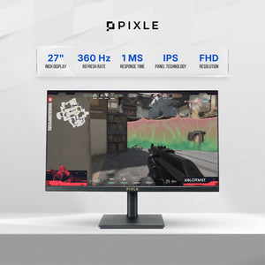Pixle PX271F1 27" 360 Hz FHD 1080p E-Sports FPS Monitor