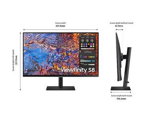SAMSUNG 27" S80PB 60Hz IPS ViewFinity S8 UHD Monitor - Mansa Computers