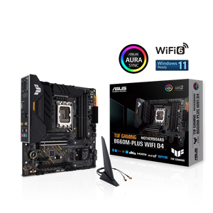 ASUS B660M-Plus TUF Gaming Wi-Fi 6 & Bluetooth DDR4 Motherboard - Mansa Computers