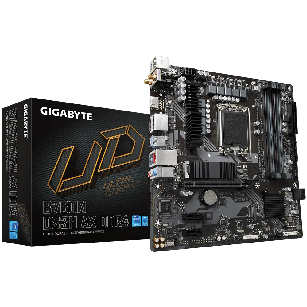 Gigabyte B760M DS3H AX LGA1700 MATX Motherboard