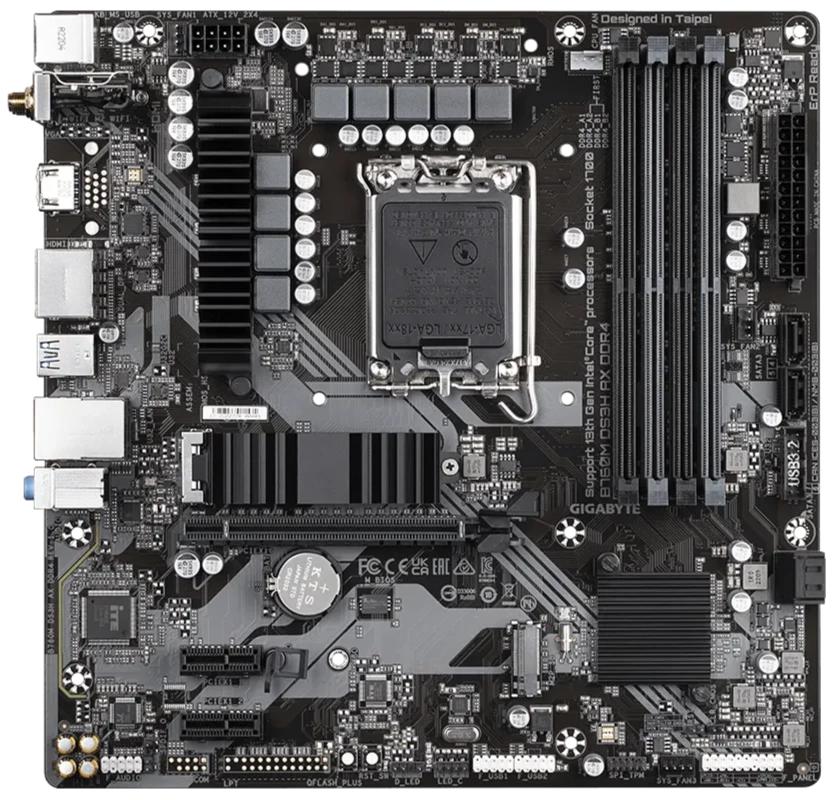 Gigabyte B760M DS3H AX LGA1700 MATX Motherboard