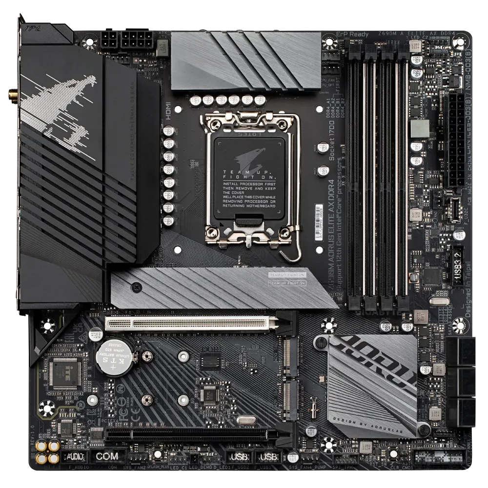 Gigabyte Z690M Aorus Elite AX DDR4 LGA1700 MATX Motherboard