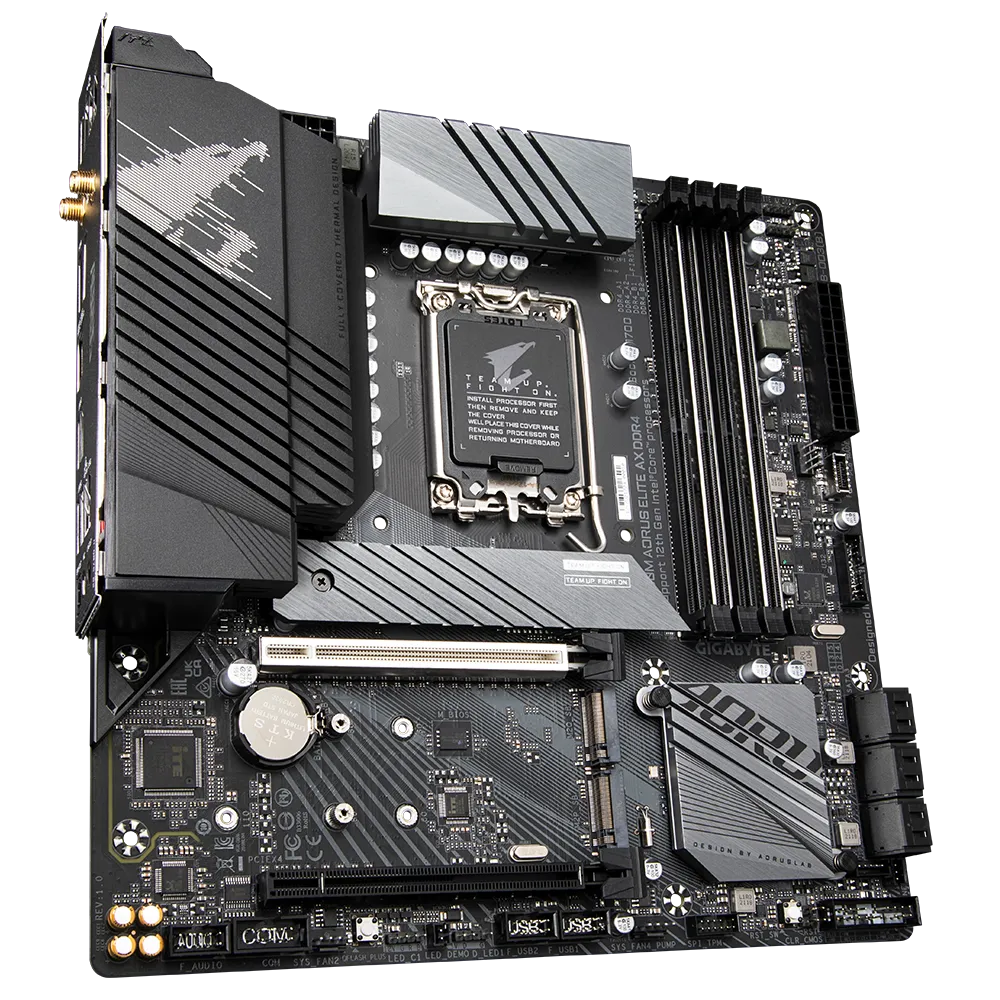 Gigabyte Z690M Aorus Elite AX DDR4 LGA1700 MATX Motherboard