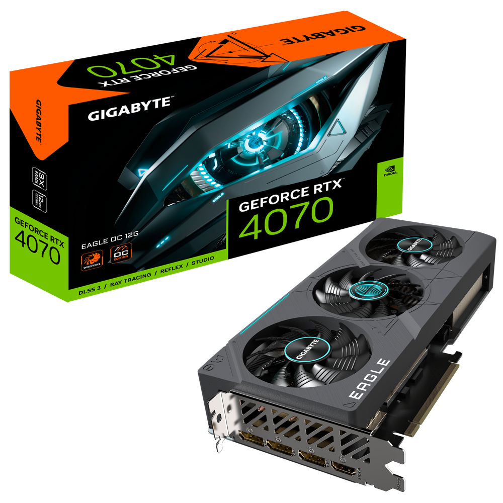 Gigabyte RTX 4070 Eagle OC 12 GB Nvidia GeForce GDDR6X