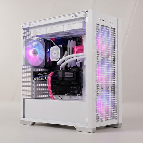 Custom Gaming PC RTX 5060 Ti Asus GT302 TUF Gaming White - $3,420 SGD | Mansa Computers