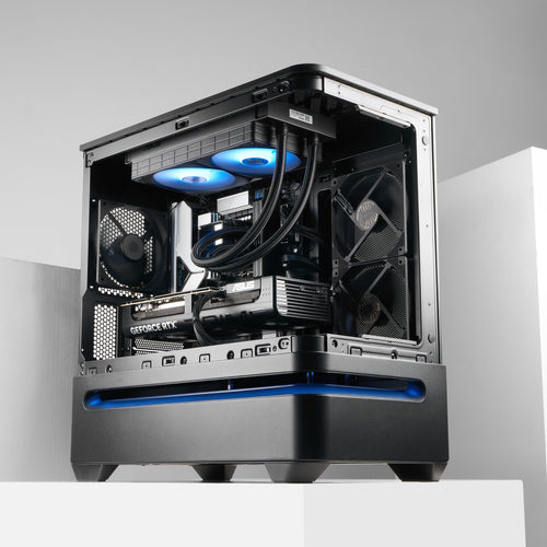 RTX 5080 4K gaming PC Singapore in Asus Prime AP202 Black case, built by Mansa Computers