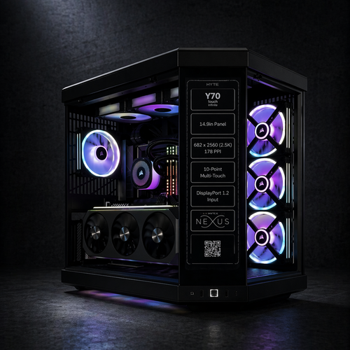 RTX 5090 Custom Build Singapore - Hyte Y70 with Touch Display - $9,760 | Mansa Computers