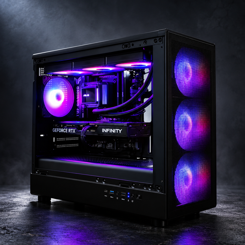 1440p Gaming PC 5070: Ryzen 7 7800X3D with 32GB RAM and Zalman M5