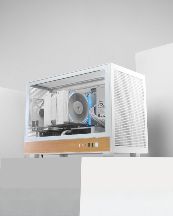All White Gaming PC Singapore RTX 5080, Ryzen 7 9800X3D, $5,800 SGD