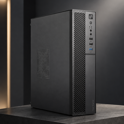 compact office PC Singapore Tecware Core Mini Ryzen 5 7600 built by Mansa Computers