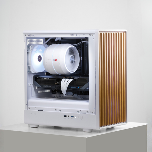 Custom Gaming PC Singapore Tecware Timber M White, RX 9070 XT, Ryzen 7 7800X3D, $3,285 SGD