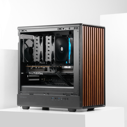 Compact mATX Gaming PC Singapore — RX 9070 XT, Ryzen 7 7700, $3,500 SGD